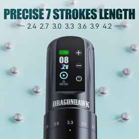 Dragonhawk Atom2 Pro needle-depth range 0-4.5 mm supports lining and shading tasks