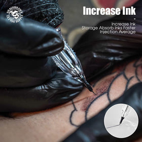 Dragonhawk Extreme 11RL needle for broader lines and fast coverage.