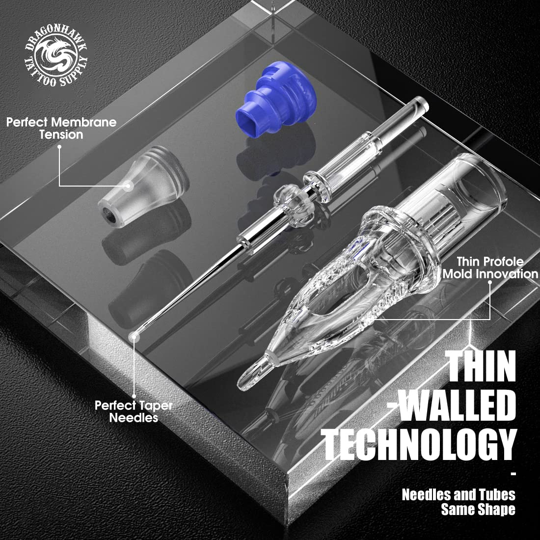 Dragonhawk Extreme 11RM cartridge for medium fills and gentle transitions