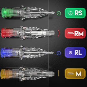 Dragonhawk Extreme 9RM cartridge for mid-range shading and balanced ink flow
