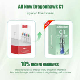 Dragonhawk Extreme 7RL needle supports detailed lining and crisp edges.