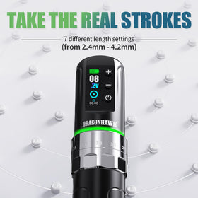 Dragonhawk L3 battery pack highlighting extended power for long shading sessions.