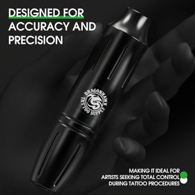 Dragonhawk needle pack with 20 cartridges enables precise lines and shading.