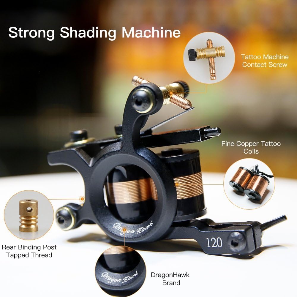 Dragonhawk Traditional Pro Kit power supply with foot pedal for precise, steady ink delivery.