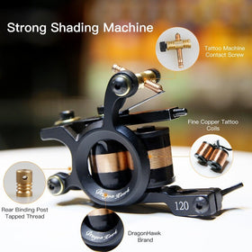 Dragonhawk Traditional Pro Kit power supply with foot pedal for precise, steady ink delivery.