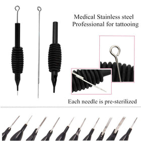 Dragonhawk various needle sizes like RL, RS, and M1 for lines and shading tasks.