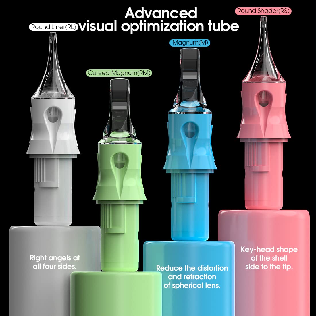Dragonhawklabs individually packed needle cartridge for safe, convenient use.