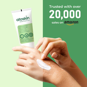 Ingredient shot of Dratoskin Intensive Hand Cream highlights plant-based complex.