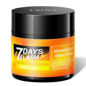 DrBioCare Advanced Hot Sweat Cream bottle with premium formula for smoother skin.