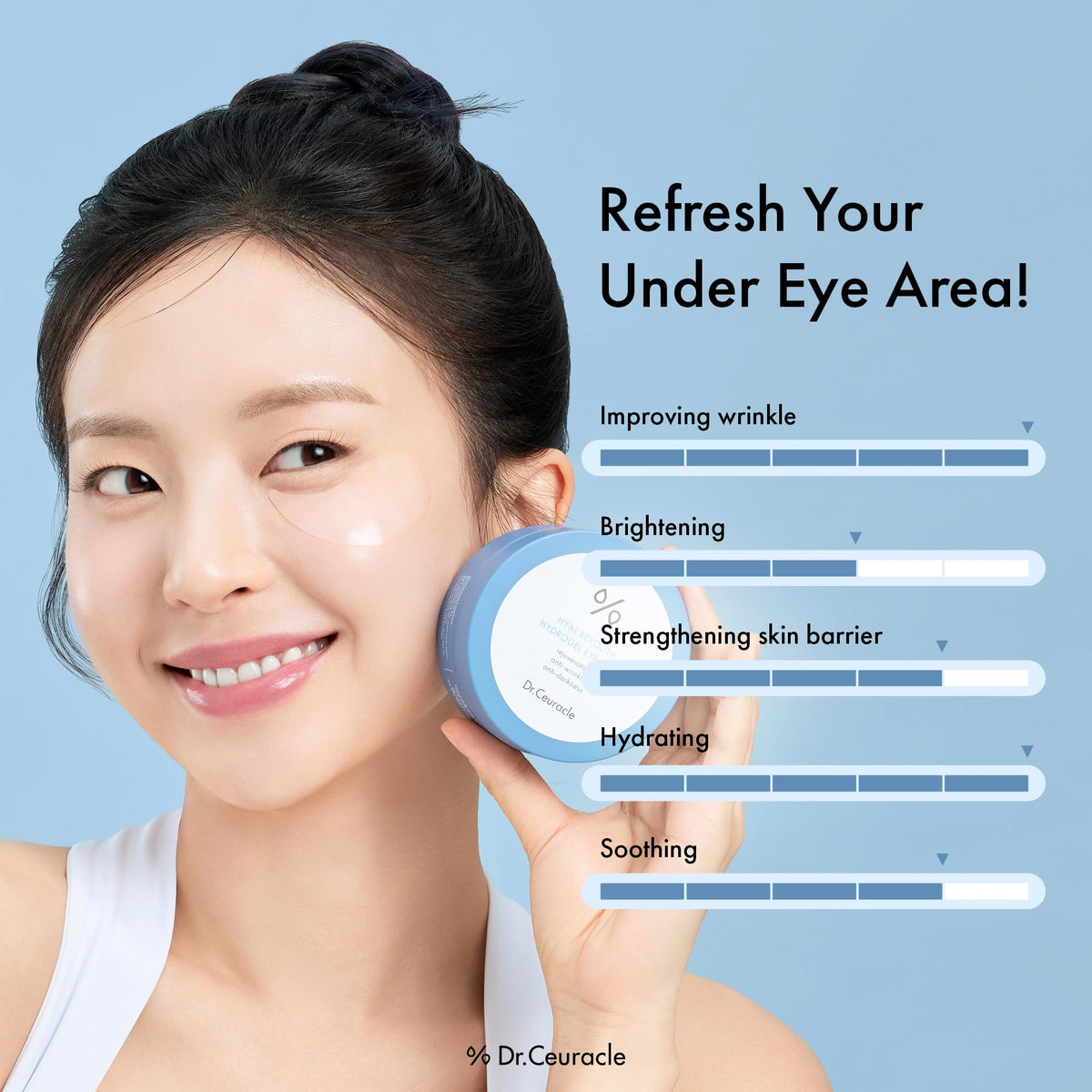 Hygienic spatula used with Dr.Ceuracle Hyal Reyouth patches