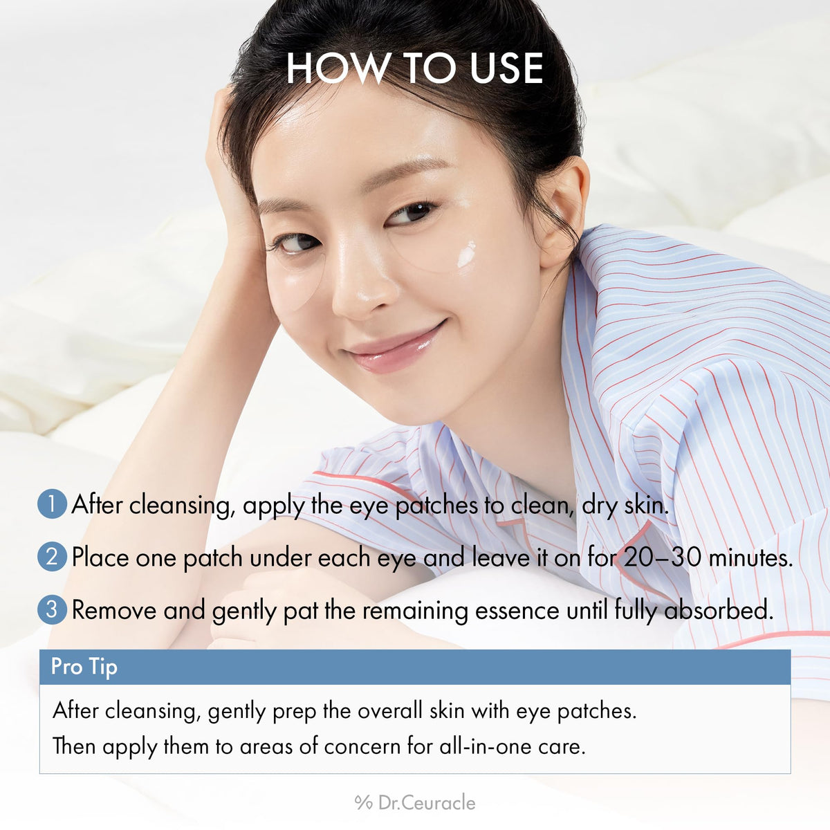 Travel-friendly Dr.Ceuracle Hyal Reyouth eye mask travel pack