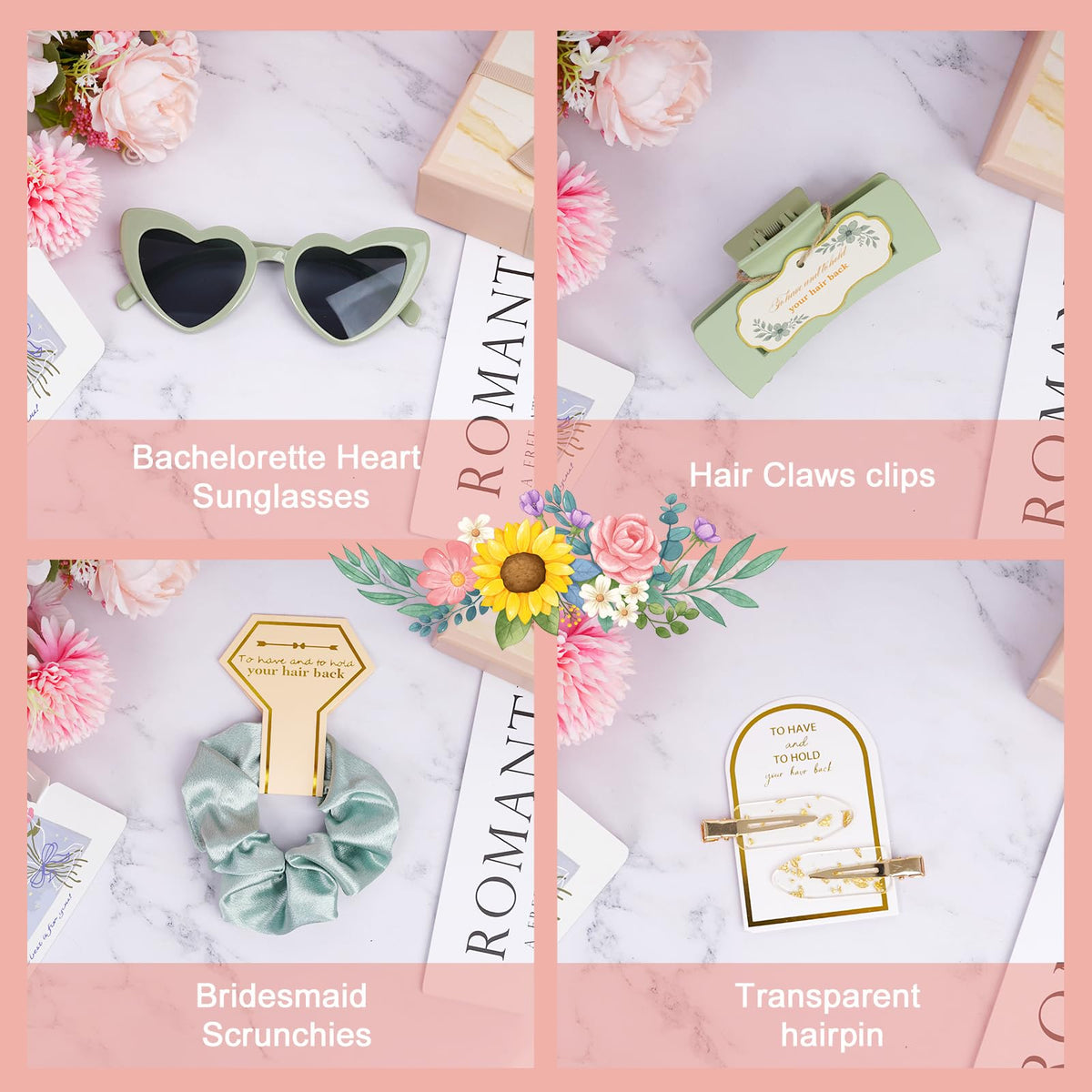 Drealoe makeup clips provide secure sectioning for quick touch-ups.