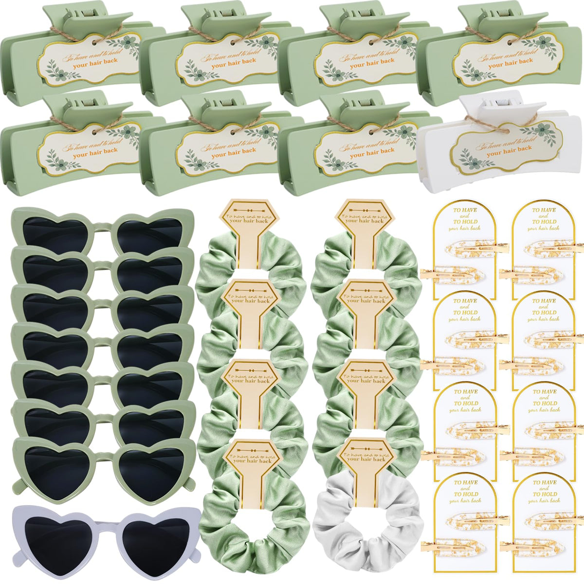 Drealoe sage green bridesmaid gift box, ready to gift for proposals and celebrations.