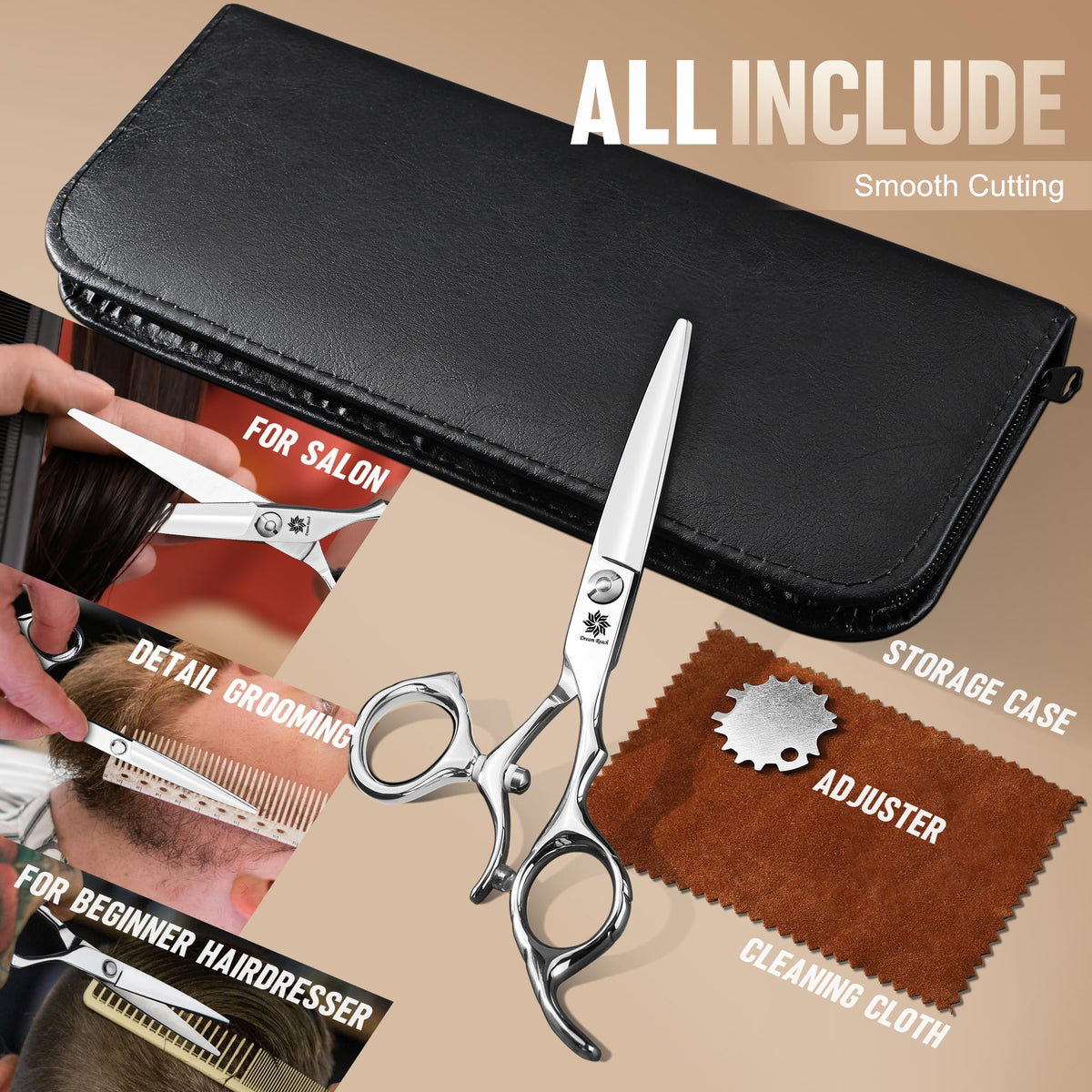 Dream Reach convex razor edge glides through hair with minimal snag.