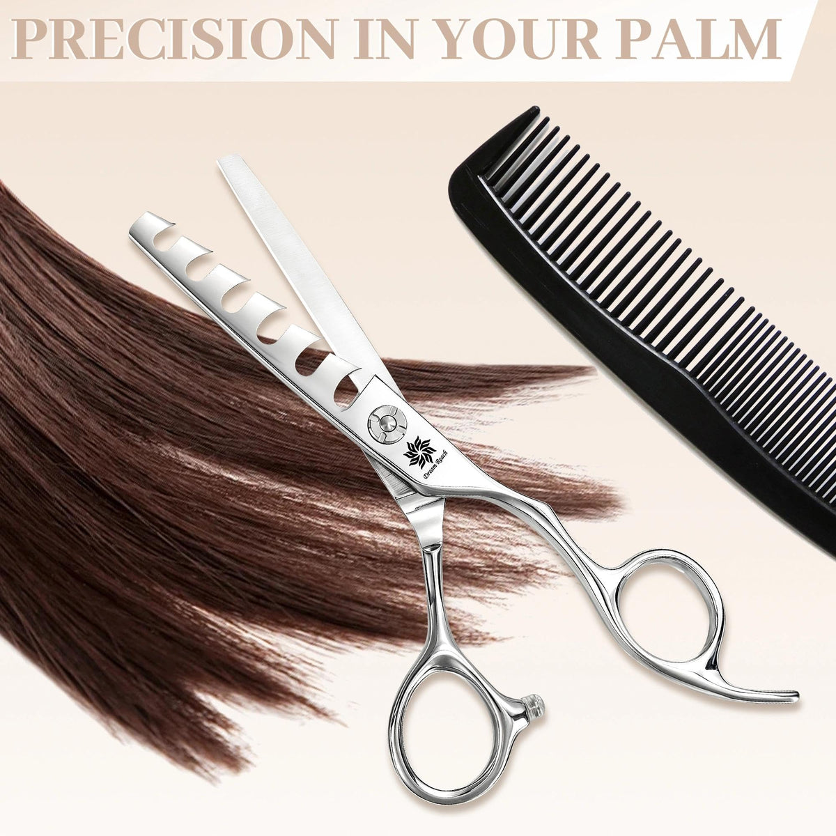 Dream Reach thinning scissors ideal for home use by stylists