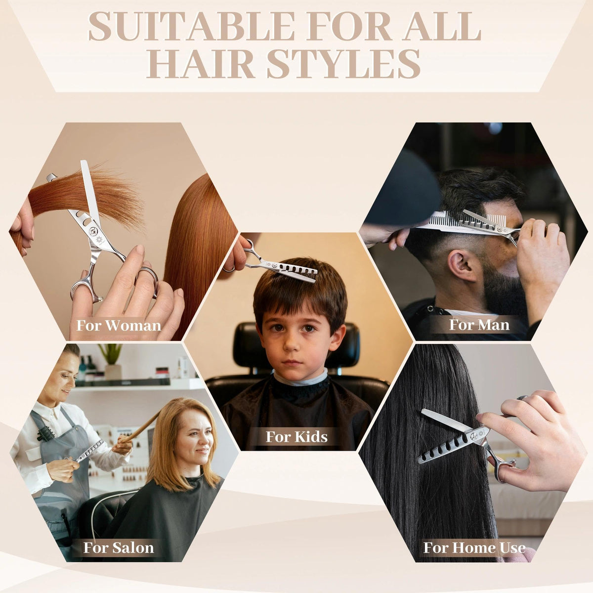 Dream Reach scissors with oil and storage case for maintenance