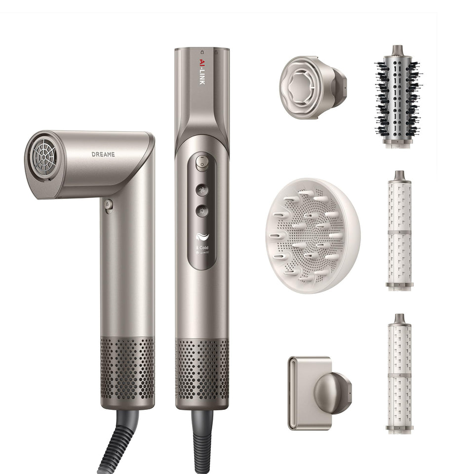 Dreame Dazzle intelligent nozzle recognition powering tailored heat and airflow.