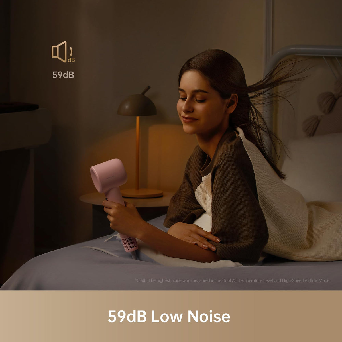 Dreame Gleam hair dryer four temperature settings for versatility