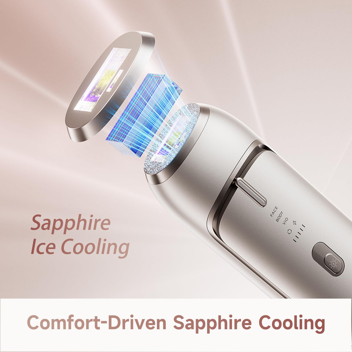 DREAME Nova IPL 0.2 s auto-flash mode enables seamless gliding.