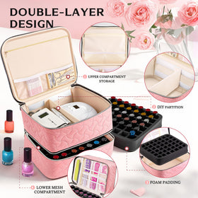 DreamGenius protective bag with soft sponge padding cushions bottles