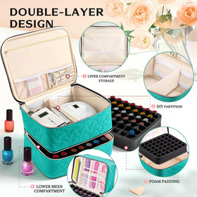 DreamGenius soft sponge padding protects bottles from bumps during transit.