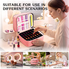 DreamGenius partition grids organize nail art tools and accessories