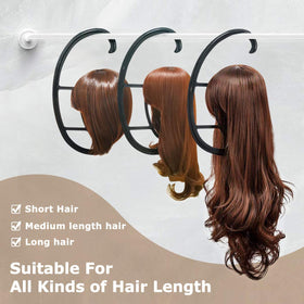 Dreamlover hanging wig stand suitable for long and short wigs.