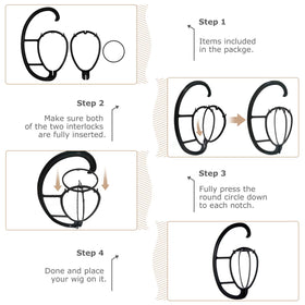 Dreamlover wig hanger is travel-friendly for trips.