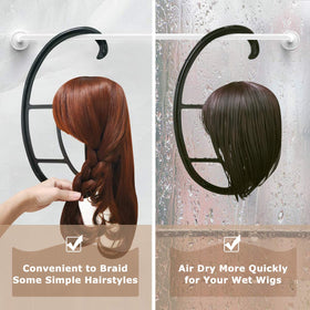 Dreamlover wig stand features sturdy thick plastic construction.