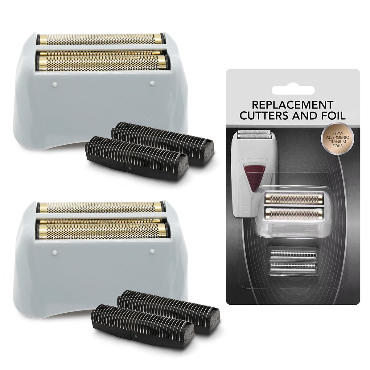 DREBIG 2-pack pro shaver foil cutters for a quick, smooth home shave