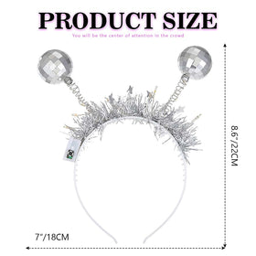 DRESBE headband showing three flashing modes for customizable glow