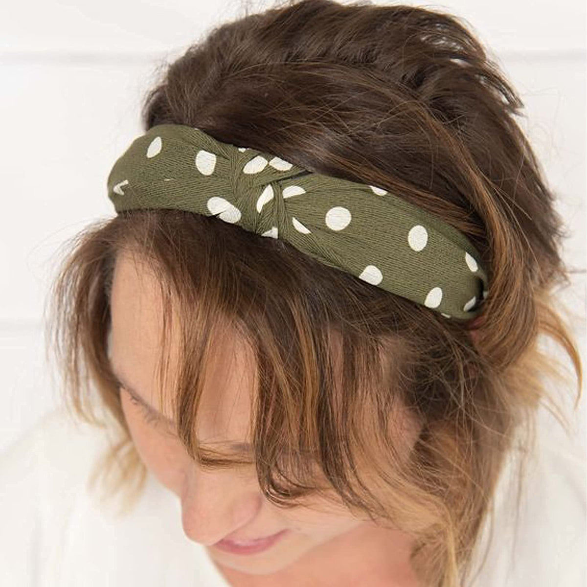 DRESHOW chiffon-wrapped headbands soft on skin for all-day comfort.