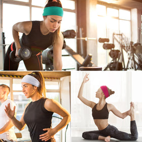 DRESHOW headbands in a multi-color pack for versatile daily wear.