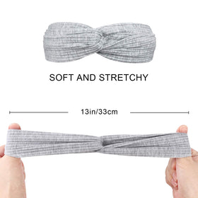 DRESHOW 20-pack multicolor headbands ideal for quick hair styling and makeup.