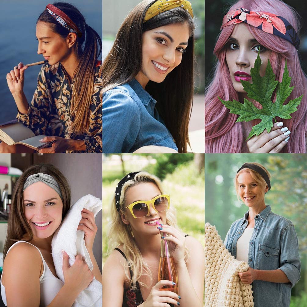 DRESHOW easy-care headbands machine washable for busy, stylish living.