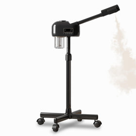 Dress Vous facial steamer setup showing compact home spa design for deep cleansing.
