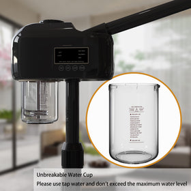 Dress Vous facial steamer with mask absorption emphasizes enhanced product performance.