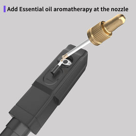 Dress Vous adjustable light provides optimal visibility during steaming.