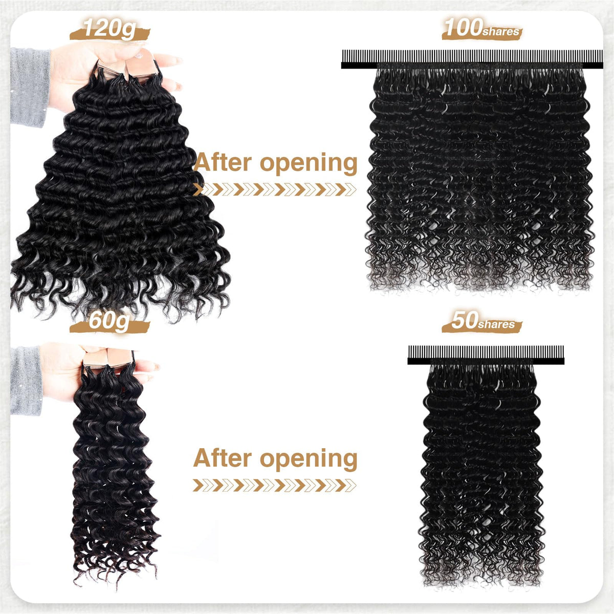 DRESSMAKER Full head crochet look for daily wear and events.