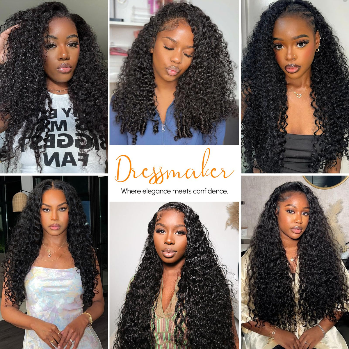 DRESSMAKER full-head look with lightweight depth and volume.
