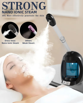 Dress Vous facial steamer distilled water compatibility indicator for safe operation