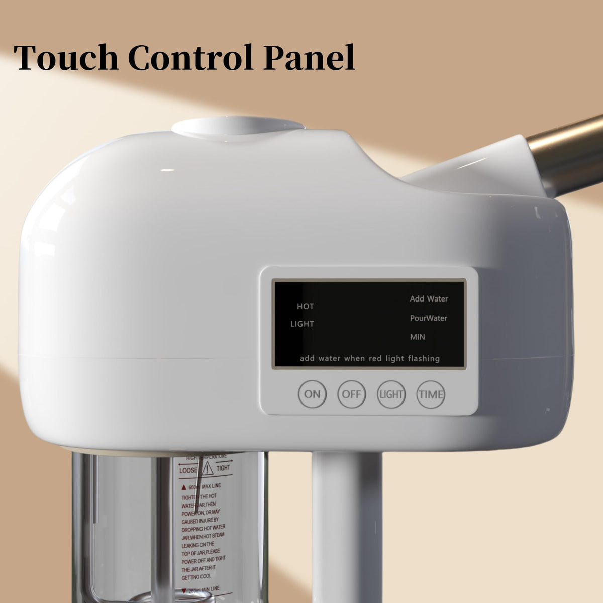 Dress Vous timer function displays run time for controlled sessions.