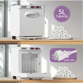Dress Vous Towel Warmer inner aluminum cavity for durable performance.