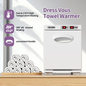 Dress Vous Towel Warmer ideal for spa, salon, or home use.