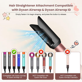DrFlito advanced airflow nozzle demonstrates gentle control for frizz reduction.