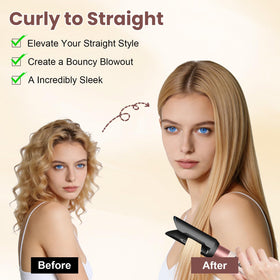 DrFlito Hair Smooth Attachment snaps easily onto Dyson Airwrap HS01 HS05 HS08 for a secure fit.