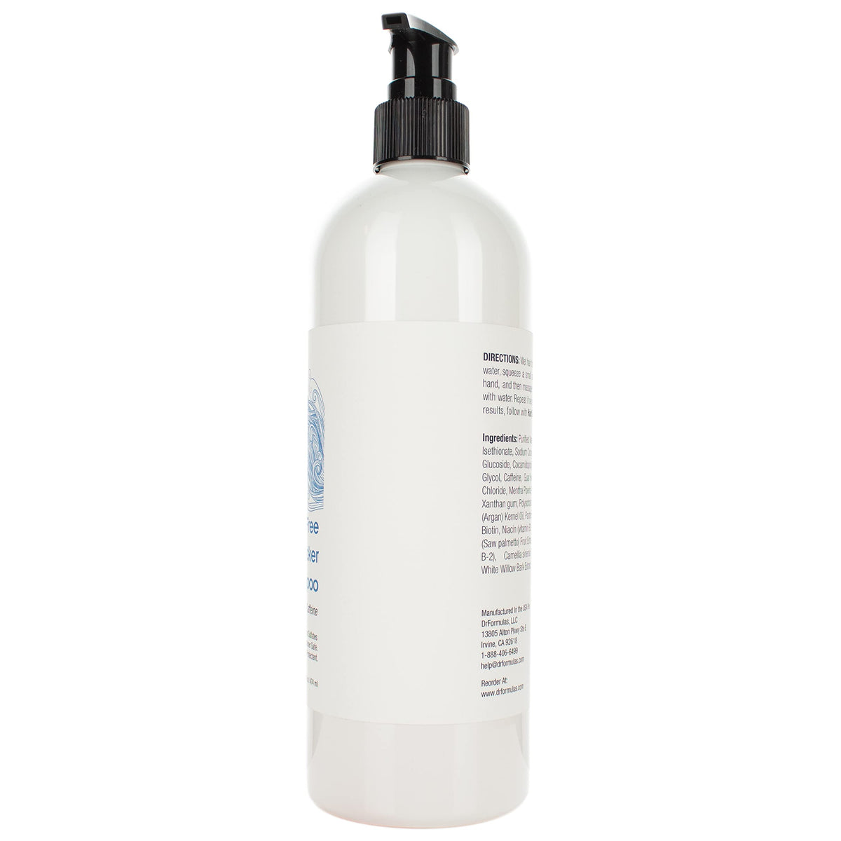 DrFormulas HairOmega bottle with argan oil for moisture and scalp care