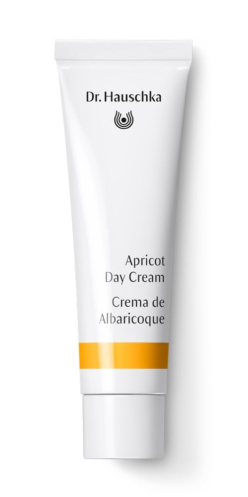 Dr Hauschka Apricot Day Cream jar close-up showing velvety nourishment