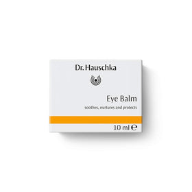 Dr. Hauschka Eye Balm in a morning routine for a calm eye area.