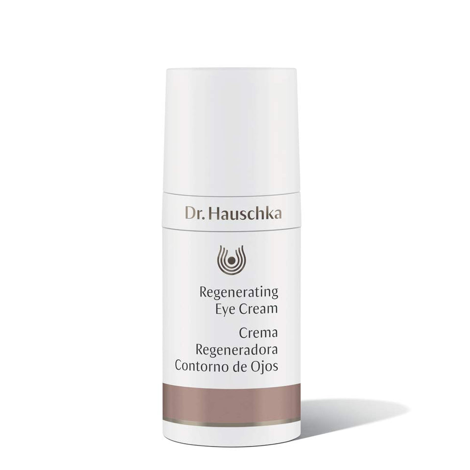 Dr. Hauschka Regenerating Eye Cream smooths the delicate eye area for a refreshed look.